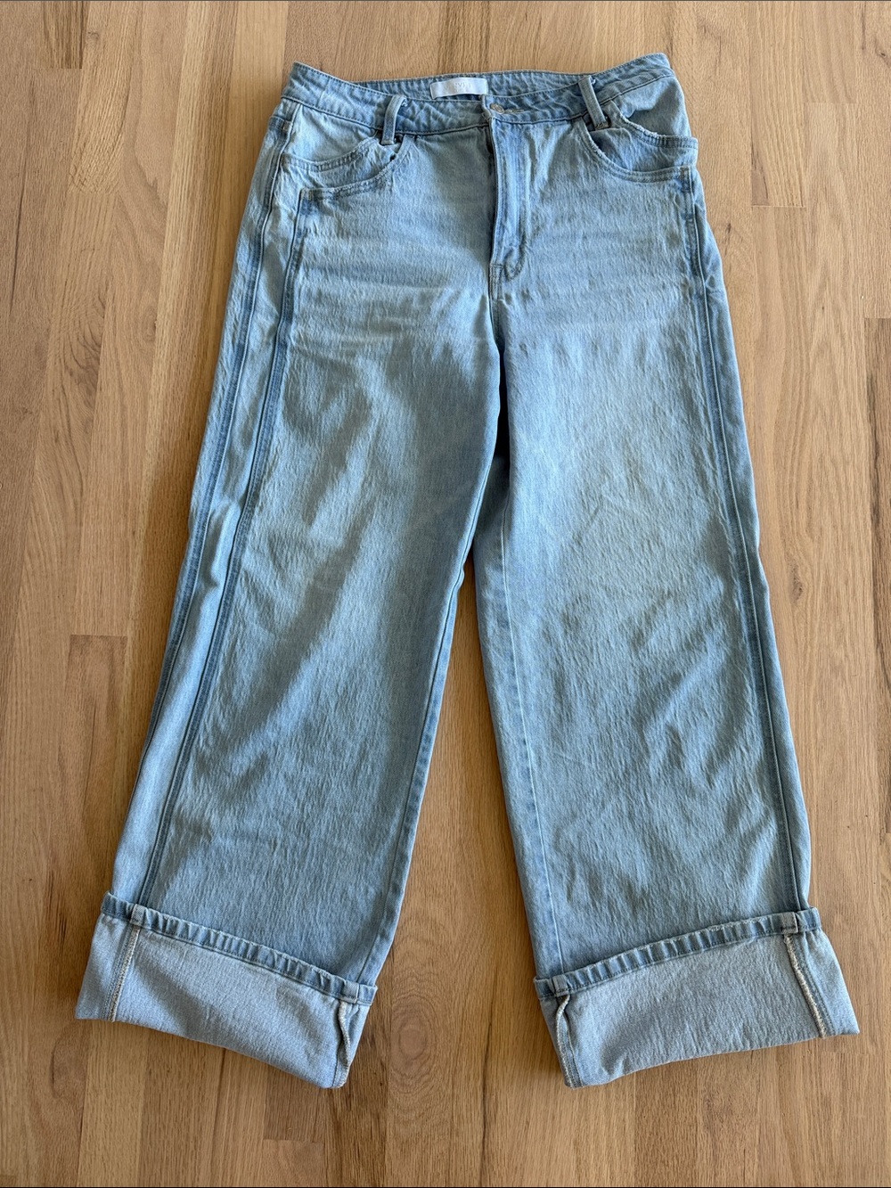 VERVET Blue Wide Leg Jeans